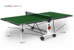 Теннисный стол для помещения Compact LX green усовершенствованная модель стола 6042-3 - магазин СпортДоставка. Спортивные товары интернет магазин в Заречном 