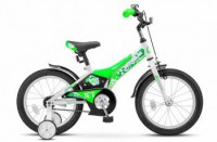 Детский велосипед Stels Jet 16" Z010 зеленый белый  2022 - магазин СпортДоставка. Спортивные товары интернет магазин в Заречном 