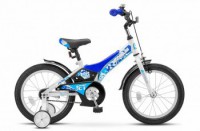 Детский велосипед Stels Jet 16" Z010 синий белый 2022 - магазин СпортДоставка. Спортивные товары интернет магазин в Заречном 