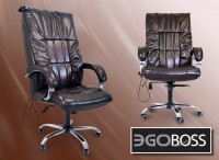 Офисное массажное кресло EGO BOSS EG1001 Шоколад в комплектации LUX - магазин СпортДоставка. Спортивные товары интернет магазин в Заречном 