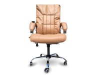 Офисное массажное кресло EGO BOSS EG1001 Орех в комплектации LUX - магазин СпортДоставка. Спортивные товары интернет магазин в Заречном 