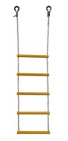 Детская веревочная лестница для ДСК  5 перекладин желтая ЛВ5-2В - магазин СпортДоставка. Спортивные товары интернет магазин в Заречном 