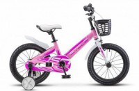 Детский велосипед Stels Pilot-150 16" V010 розовый 2022 - магазин СпортДоставка. Спортивные товары интернет магазин в Заречном 