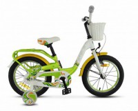 Детский велосипед Stels Pilot-190 16" V030 Зелёный жёлтый белый 2022 - магазин СпортДоставка. Спортивные товары интернет магазин в Заречном 